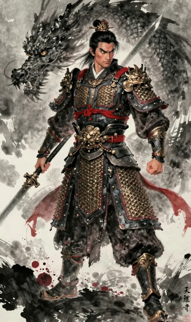 天龙 character portrait