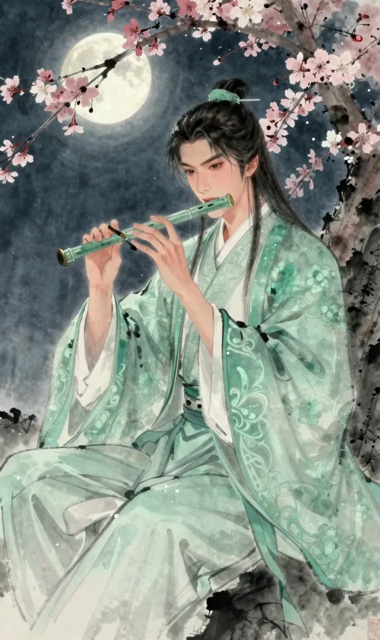 明月 character portrait