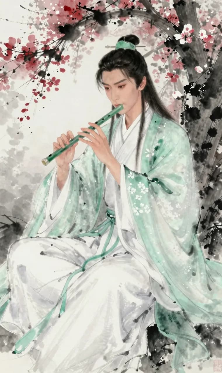 白衣 character portrait