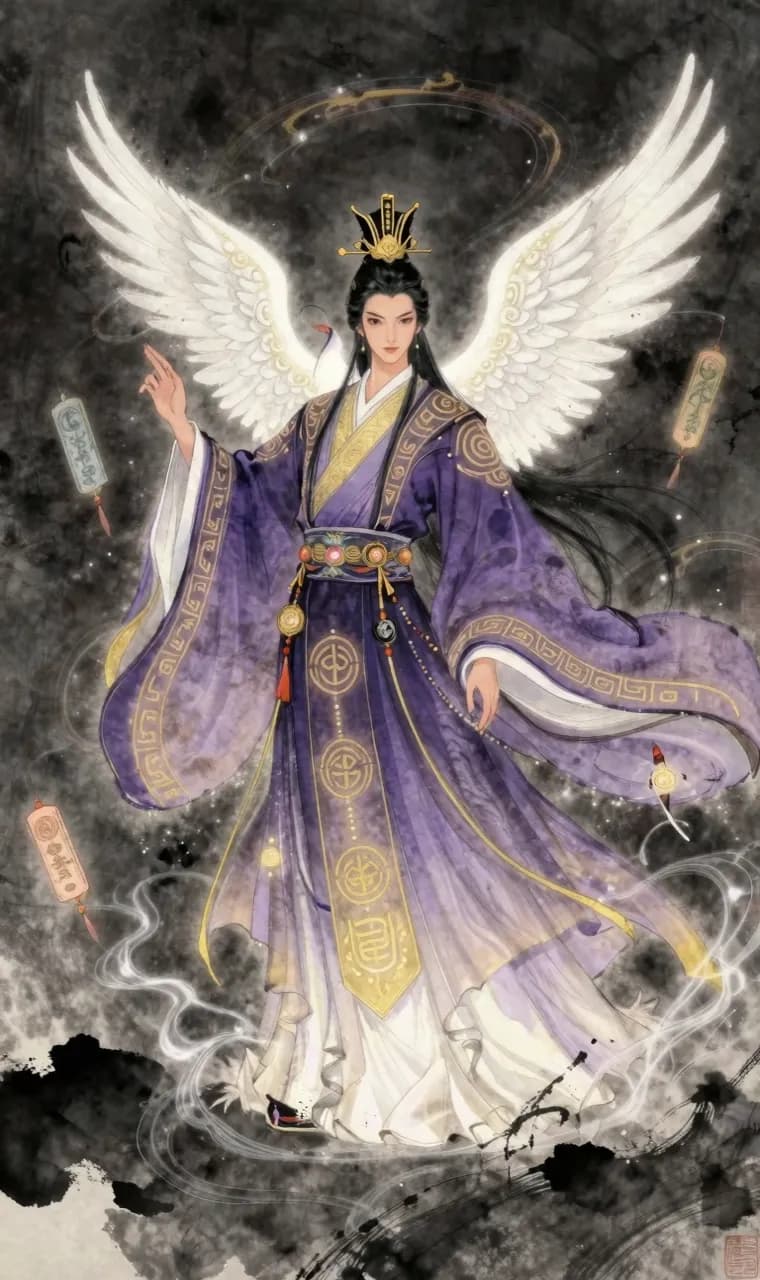 白鹤 character portrait