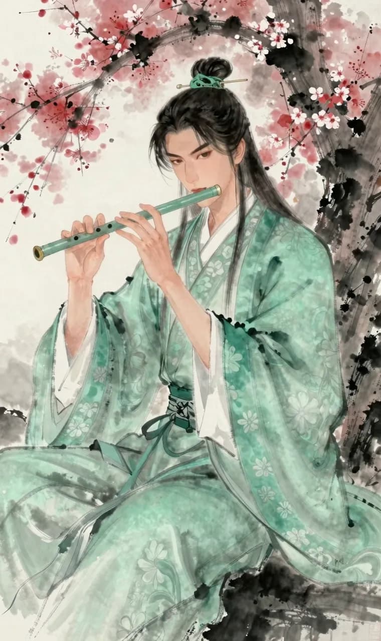 风流 character portrait